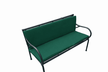 shumee Vodoodporna vrtna blazina za gugalnico BERTONI, zelena 120x40+40, snemljiva prevleka