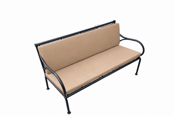 shumee Vodoodporna vrtna blazina za gugalnico BERTONI Cappuccino 120x40+40, snemljiva prevleka