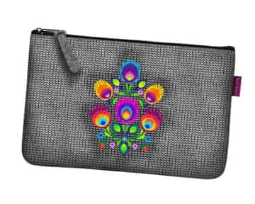 Bertoni Kozmetična torbica z žepom iz filca Jagna 24×15 cm - elegantna, udobna in potiskana | Bertoni