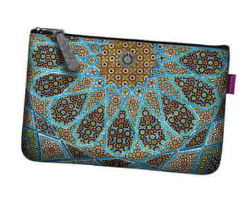Bertoni Ajsza filcana kozmetična torbica z žepom 24×15 cm - elegantna, udobna in potiskana | Bertoni