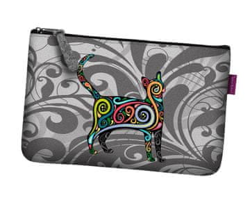 Bertoni Žepna kozmetična torbica Find Me Felt 24×15 cm - elegantna, udobna in potiskana | Bertoni