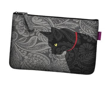 Bertoni Kozmetična torbica iz filca Kleks 24×15 cm - elegantna, udobna in potiskana | Bertoni