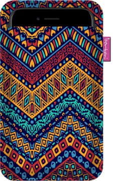 Bertoni Ovitek za pametni telefon, vzorec Empire - ekološki filc, 105x175 mm, siv, trpežen potisk, zaščita telefona, pralno pri 40°C, Bertoni