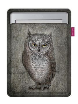Bertoni Arco Design 6-7" etui za e-knjige - EcoFilc, potisk Eleonora, siv, primeren za Kindle / PocketBook