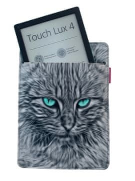 Bertoni Arco Design 6-7" etui za e-knjige - EcoFilc, potisk Baltazar, siv, primeren za Kindle / PocketBook
