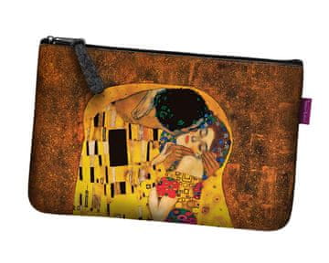 Bertoni Kozmetična torbica iz filca Kiss Pocket 24×15 cm - elegantna, udobna in potiskana | Bertoni