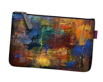 Bertoni Kozmetična torbica z žepi iz filca Caracas 24×15 cm - elegantna, udobna in potiskana | Bertoni
