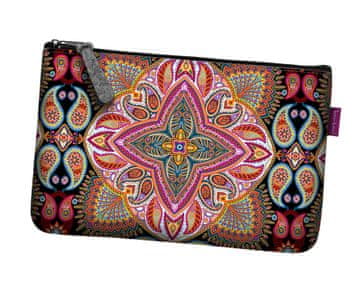 Bertoni Kozmetična torbica z žepi iz filca 24×15 cm - elegantna, udobna in potiskana | Bertoni
