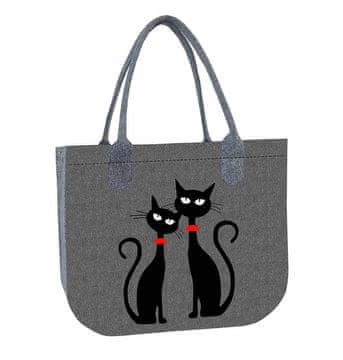 Bertoni File torba LADY XL - Črne mačke