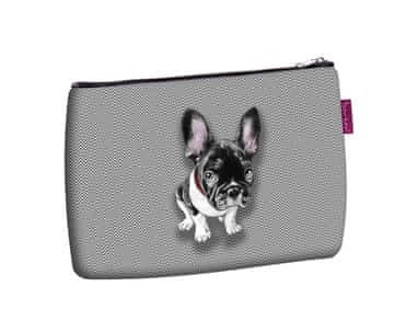 Bertoni Elegantna kozmetična torbica Solo, potisk Chester 14×21 cm - potovalna, vodoodporna, kompaktna | Bertoni
