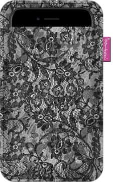 Bertoni Ovitek za pametni telefon, vzorec Konstancja - ekološki filc, 105x175 mm, siv, trpežen potisk, zaščita telefona, pralno pri 40°C, Bertoni