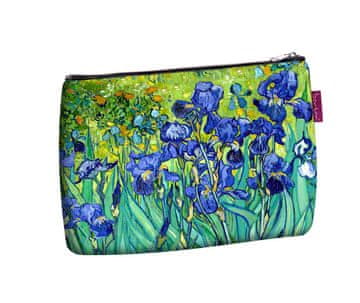 Bertoni Elegantna samostojna kozmetična torbica, potisk perunik 14×21 cm - potovalna, vodoodporna, kompaktna | Bertoni