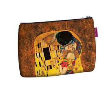 Bertoni Elegantna kozmetična torbica Solo, potisk poljuba 14×21 cm - potovalna, vodoodporna, kompaktna | Bertoni