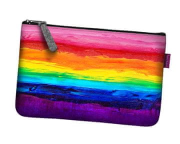 Bertoni Barvita kozmetična torbica z žepi iz filca 24×15 cm - elegantna, udobna in potiskana | Bertoni