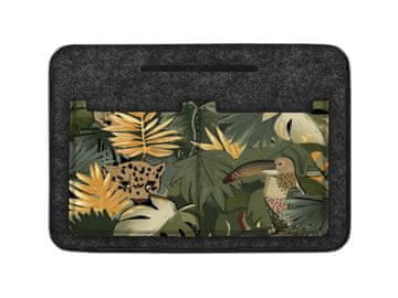 Bertoni Organizator iz filca za torbico z vzorcem Amazonia, antraciten - lahek, prostoren, z žepi, Bertoni