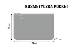 Bertoni Ajsza filcana kozmetična torbica z žepom 24×15 cm - elegantna, udobna in potiskana | Bertoni