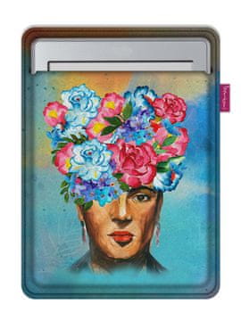 Bertoni Arco Design 6-7" etui za e-knjige - EcoFilc, tisk Libera, siv, primeren za Kindle / PocketBook