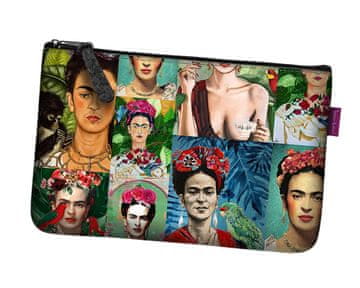 Bertoni Žepna moderna kozmetična torbica Frida iz filca antracit 24×15 cm - elegantna, udobna in potiskana | Bertoni