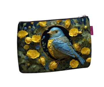 Bertoni Elegantna samostojna kozmetična torbica, potisk Gilde, 14×21 cm - potovalna, vodoodporna, kompaktna | Bertoni