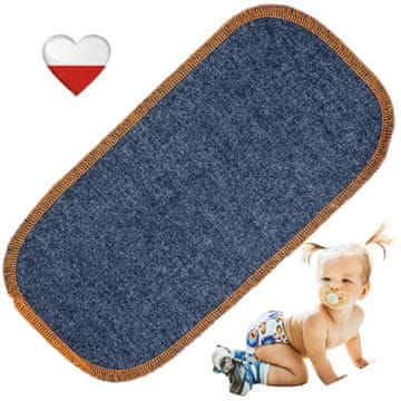 shumee VOLNENI VLOŽEK JEANS Volneni vložki za plenice NappiMe