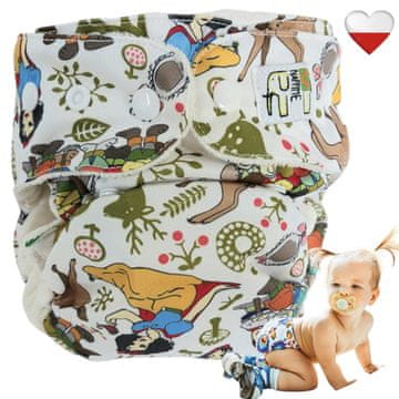 shumee Plenice za večkratno uporabo z bambusovim žepom Sneguljčica NappiMe plenice
