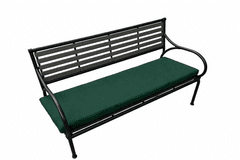 shumee Vodoodporna vrtna blazina za gugalnico BERTONI, zelena 120x40+40, snemljiva prevleka