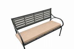 shumee Vodoodporna vrtna blazina za gugalnico BERTONI Cappuccino 120x40+40, snemljiva prevleka