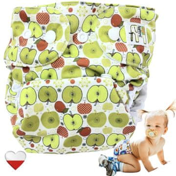 shumee Mini žepne plenice za večkratno uporabo Coolmax Apples NappiMe plenice