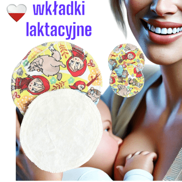 shumee PUL BAMBOO RED HOOD PREHRANSKI VLOŽKI Vložki za dojenje NappiMe