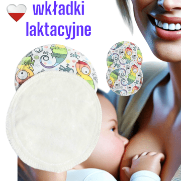 shumee VLOŽKI ZA DOJENJE PUL bambusovi KAMELEONI NappiMe vložki za dojenje