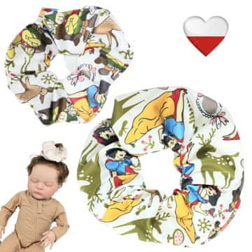 shumee Mini trak za lase SNOW WHITE NappiMe trakovi za lase za deklice