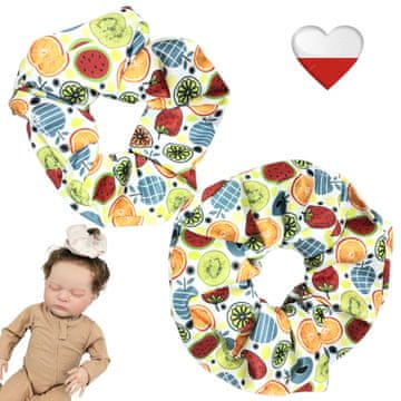 shumee Trak za lase FRUIT MIX mini NappiMe trakovi za lase za deklice