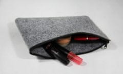 Bertoni Ajsza filcana kozmetična torbica z žepom 24×15 cm - elegantna, udobna in potiskana | Bertoni
