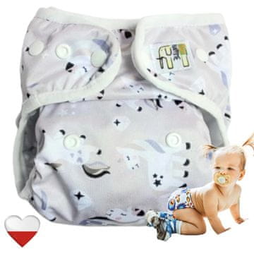 shumee Prevleka za plenice za večkratno uporabo PUL s samorogovimi krili NappiMe plenice