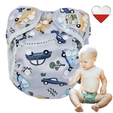 shumee Prevleka za plenice za večkratno uporabo PUL S KRILI AVTOMOBILI NappiMe plenice