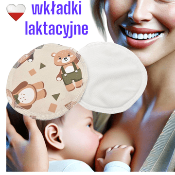 shumee Vložki za dojenje PUL Coolmax, vložki za dojenje Green Bears NappiMe