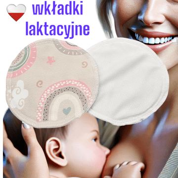 shumee PUL coolmax RAINBOW PREHRANSKI VLOŽKI Vložki za dojenje NappiMe