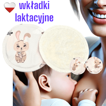 shumee VLOŽKI ZA DOJENJE PUL bambus BUNNY NappiMe vložki za dojenje