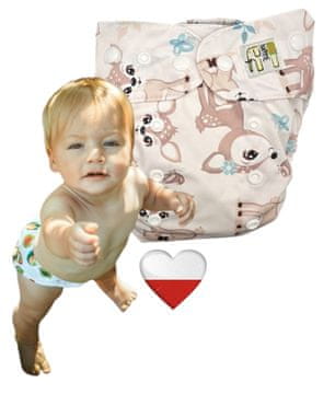 shumee Plenice za večkratno uporabo MINI POCKET BAMBOO DEER plenice NappiMe