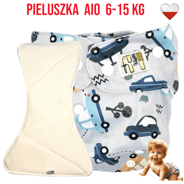 shumee Večnamenski žep za plenice iz mikroflisa CARS NappiMe