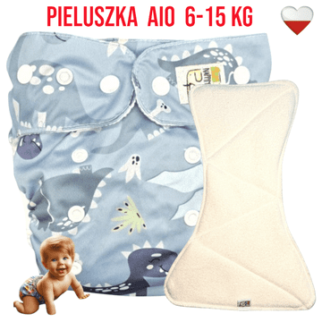 shumee DINO NappiMe AIO žep za večkratno uporabo iz bambusa