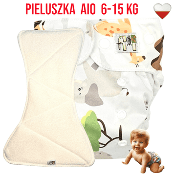 shumee Večnamenski žep za plenice iz mikroflisa SAFARI NappiMe