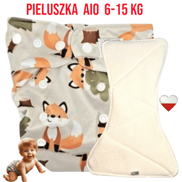 shumee AIO žep za plenice za večkratno uporabo Bamboo LISKI NappiMe