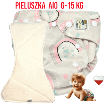 shumee Večnamenski žep za plenice iz bambusa RAINBOW NappiMe