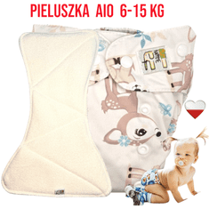shumee AIO Plenice za večkratno uporabo Coolmax Pocket SARENKI NappiMe
