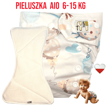 shumee NappiMe AIO baloni za večkratno uporabo iz bambusa in mete