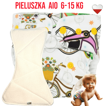 shumee Večnamenska plenica Coolmax Pocket BIKES NappiMe