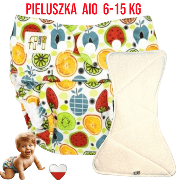 shumee Večnamenski žep za plenice AIO z mešanico bambusa in sadja NappiMe