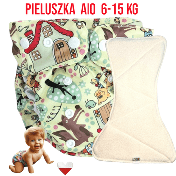 shumee Večnamenski žep za plenice iz bambusa TRI PRAŠIČKI NappiMe