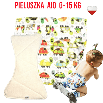 shumee Večnamenski žep za plenice Coolmax Turtles NappiMe